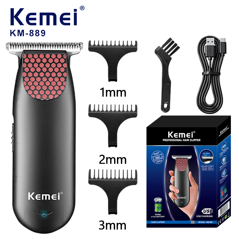 Men'S Grooming Essentials - Kemei 889 Professioneller kabelloser Taschen-Haarschneider, kompakter