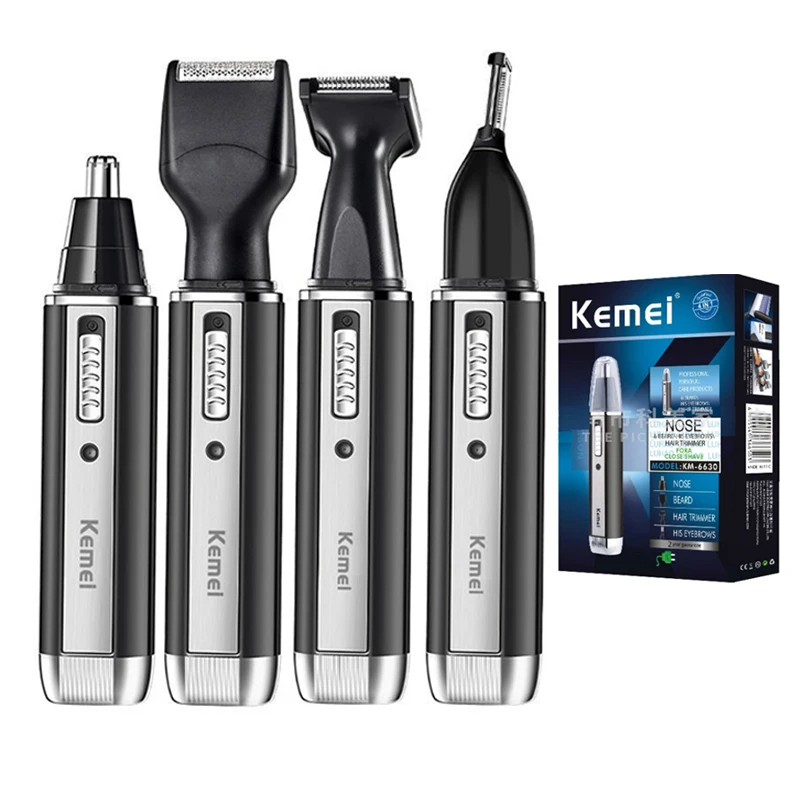 Men'S Grooming Nose And Ear - Kemei wiederaufladbarer elektrischer All-in-One-Haarschneider für Männer,