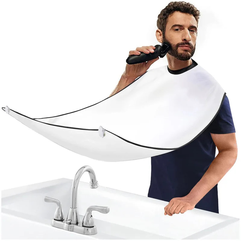 Men'S Grooming Mirror - 1 Stück Herren-Bartschneidecape mit Saugnapf für