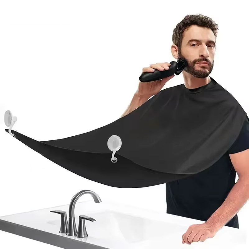 Men'S Grooming & Health Made Simple - Wasserdichter Rasierlätzchen für Herren, Haarschneide-Fangschürze, Reinigungshilfe
