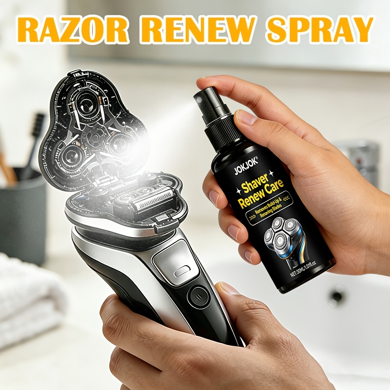 Men'S Grooming Trimmer - Elektrorasierer-Pflegespray 30ML Schmiermittel Reiniger für Rotationsrasierer