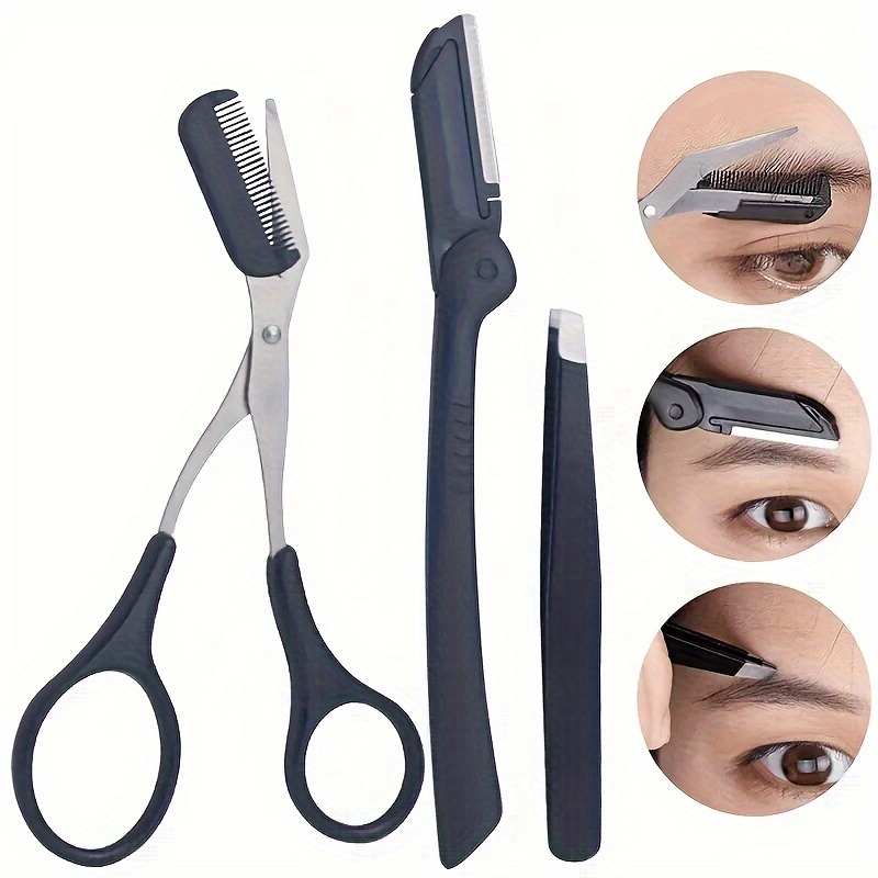 Men'S Grooming Essentials - 3-teiliges Set Augenbrauen-Set für Damen und