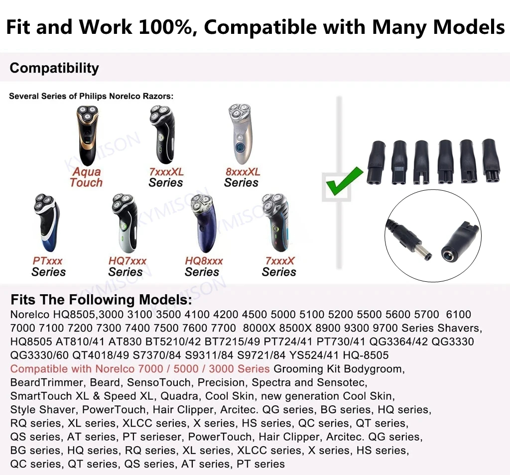 8 Stück Ersatz-Stromkabel 5V L – Men'S Grooming Trimmer Bewertung und Preis