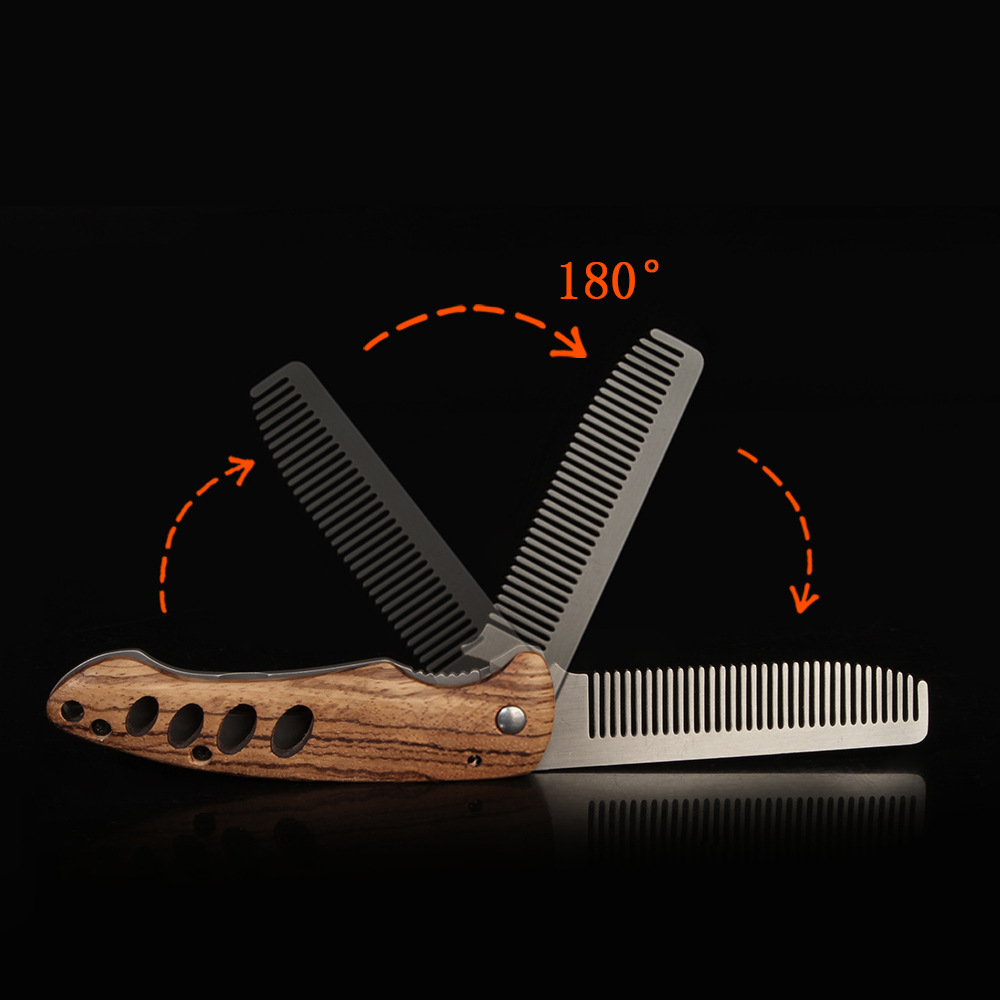 Klappbarer Bartkamm aus Massiv – Men'S Grooming Essentials Bewertung und Preis