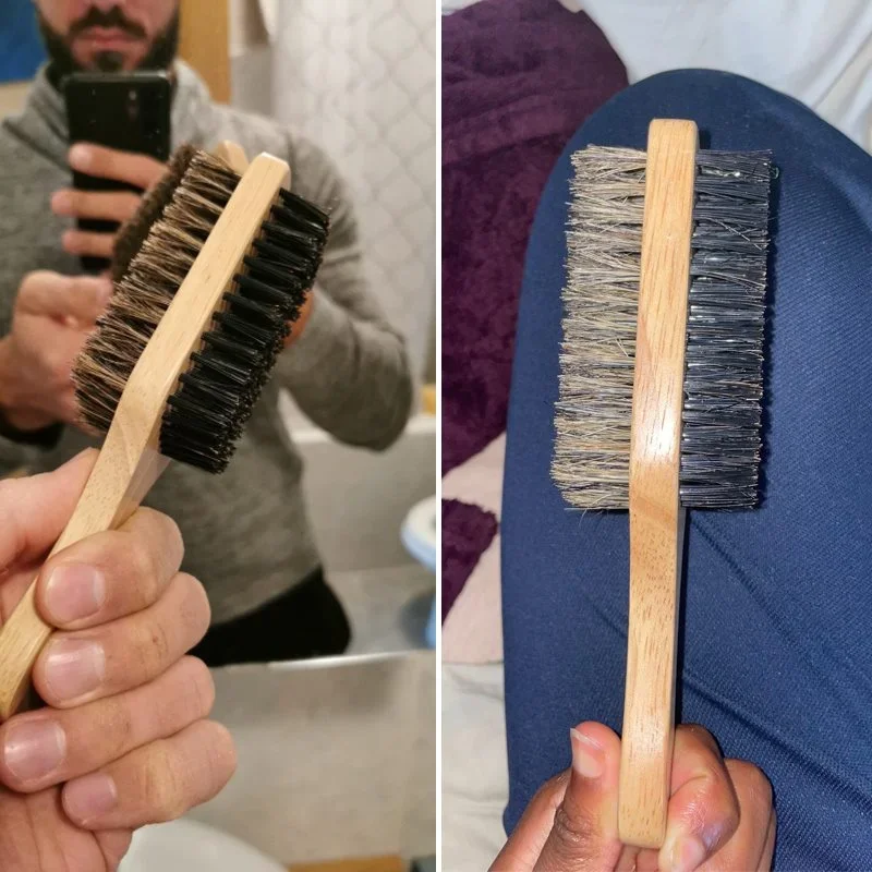Bartbürste mit Natürlichem Hol – Men'S Grooming Essentials Bewertung und Preis