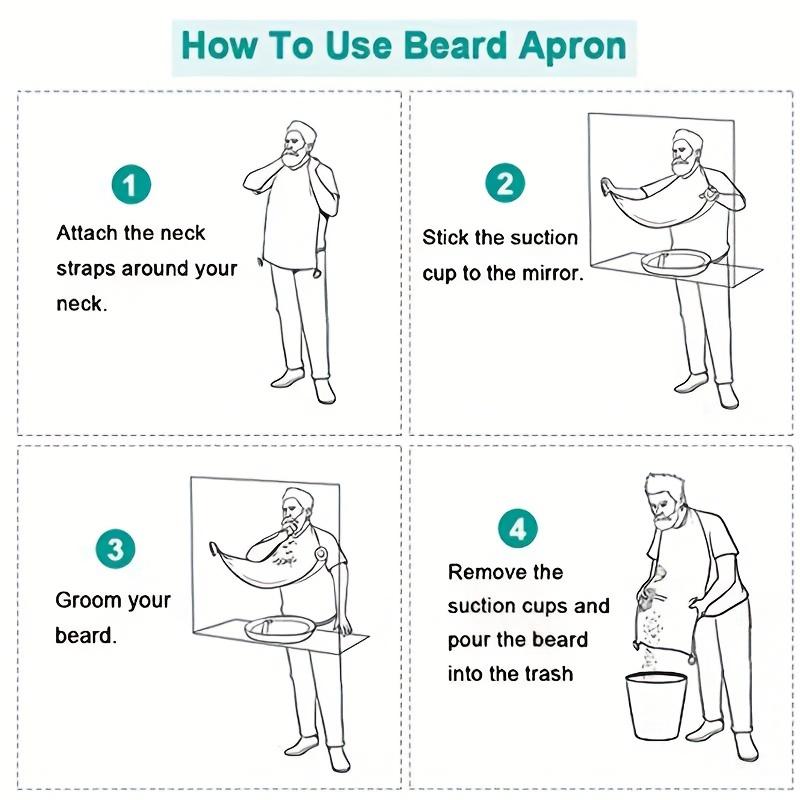 Herren-Bartschürze mit Haarfän – Men'S Grooming Mirror Bewertung und Preis